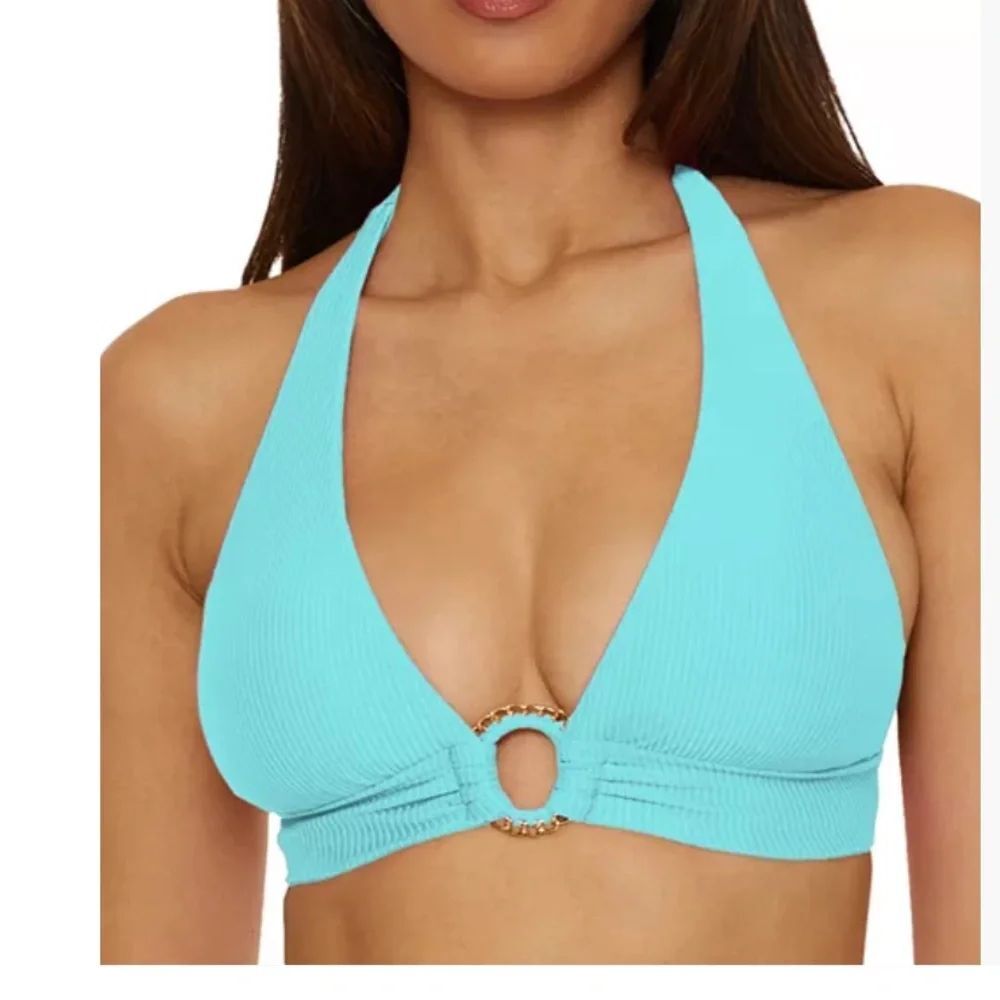 BECCA® by Rebecca Virtue
Monte Carlo Mira Rib Halter Bikini Top